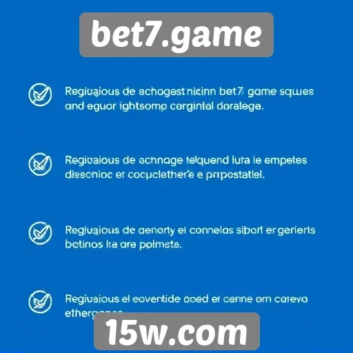 Requisitos de idade e legalidade no bet7.game